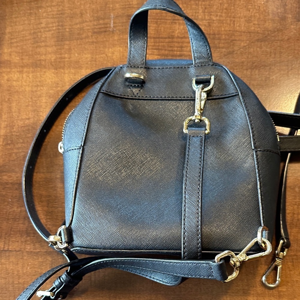 Michael Kors Black Mini Backpack - image 2